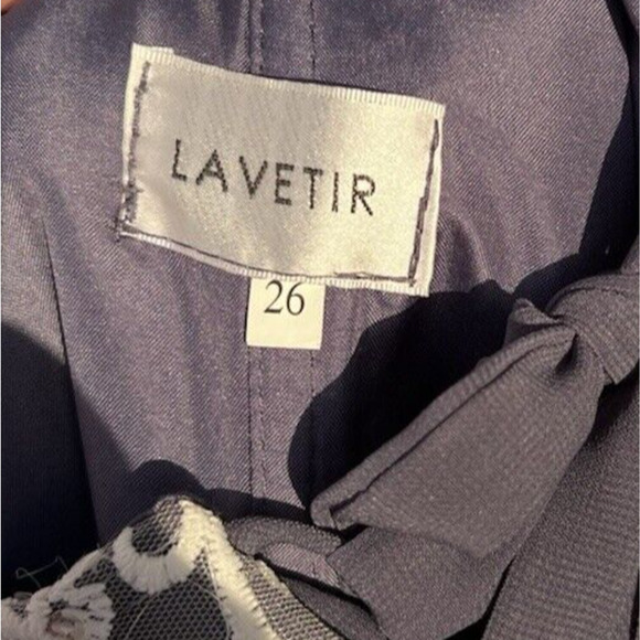 Lavetir Bridesmaid Formal Special Event Hi-Low Strappy Lace Up Dress Lavender 26 - Picture 9 of 10